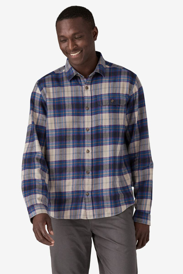 Men's Long Sleeved Lightweight Fjord Flannel Shirt