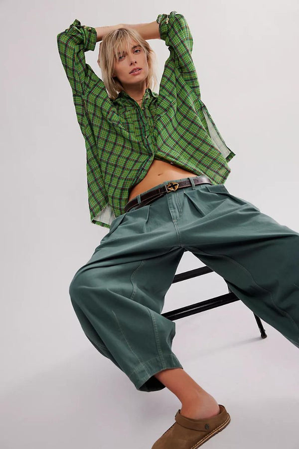 Cardiff Plaid Top