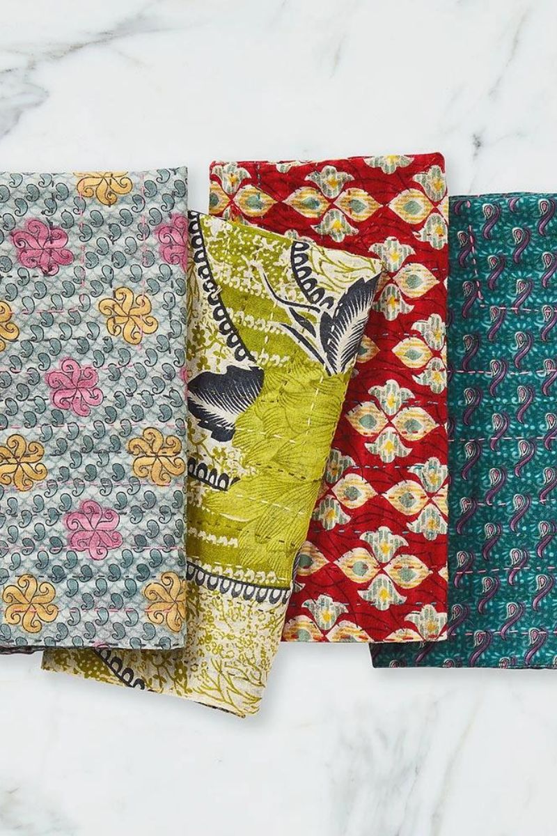 Kantha Napkins Set/4
