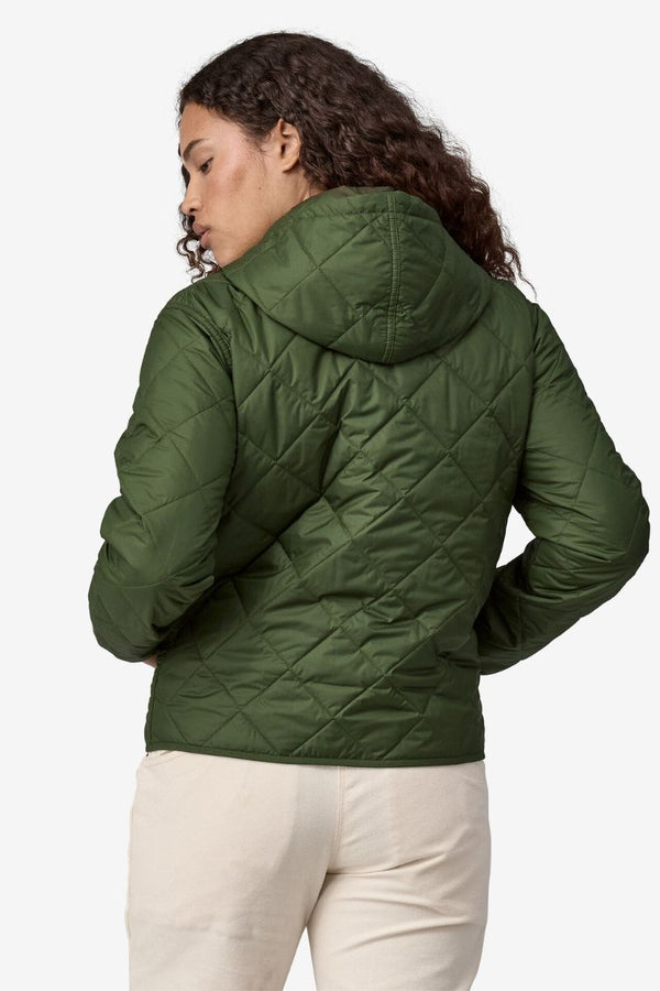 Women's Diamond Quilted Bomber Hoody