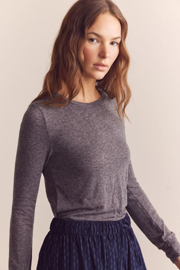 Wool Blend Lightweight Knit Top