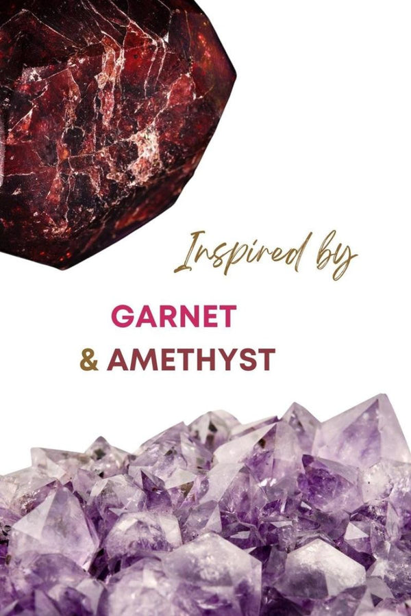 Garnet & Amethyst Blend Perfume Oil Roll-On- 1/8 oz
