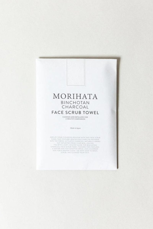Morihata Binchotan Charcoal Face Scrub Towel