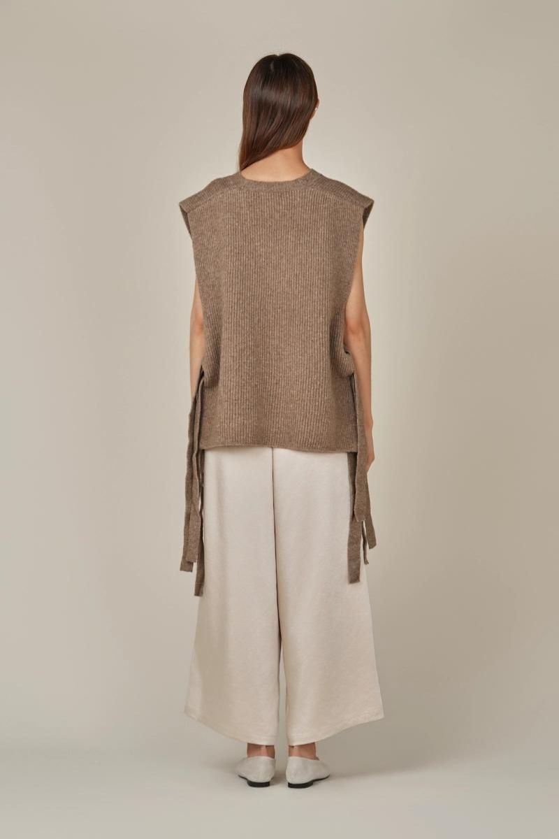 Side Tie Knit Vest