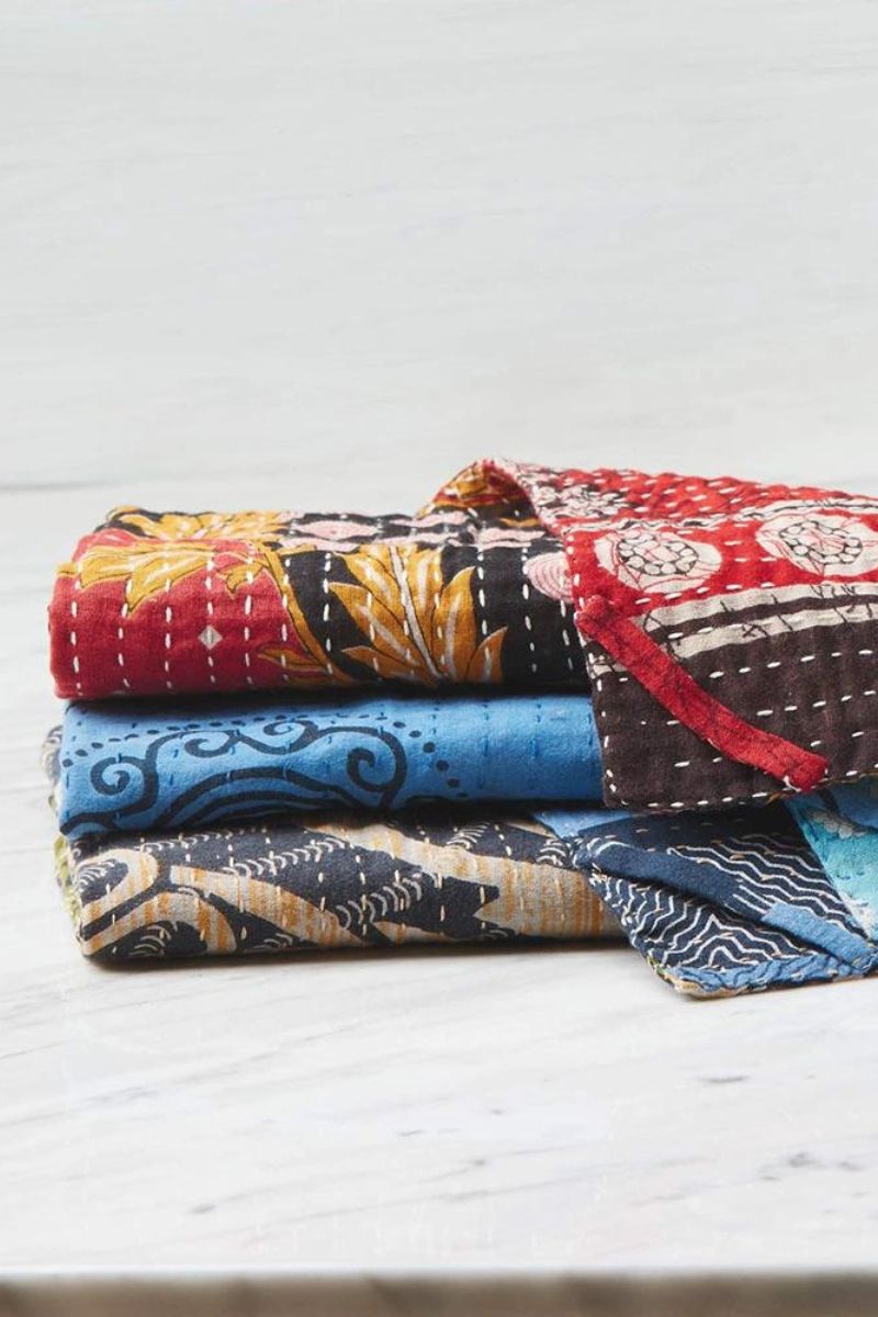 Kantha Dish Towel Set/3