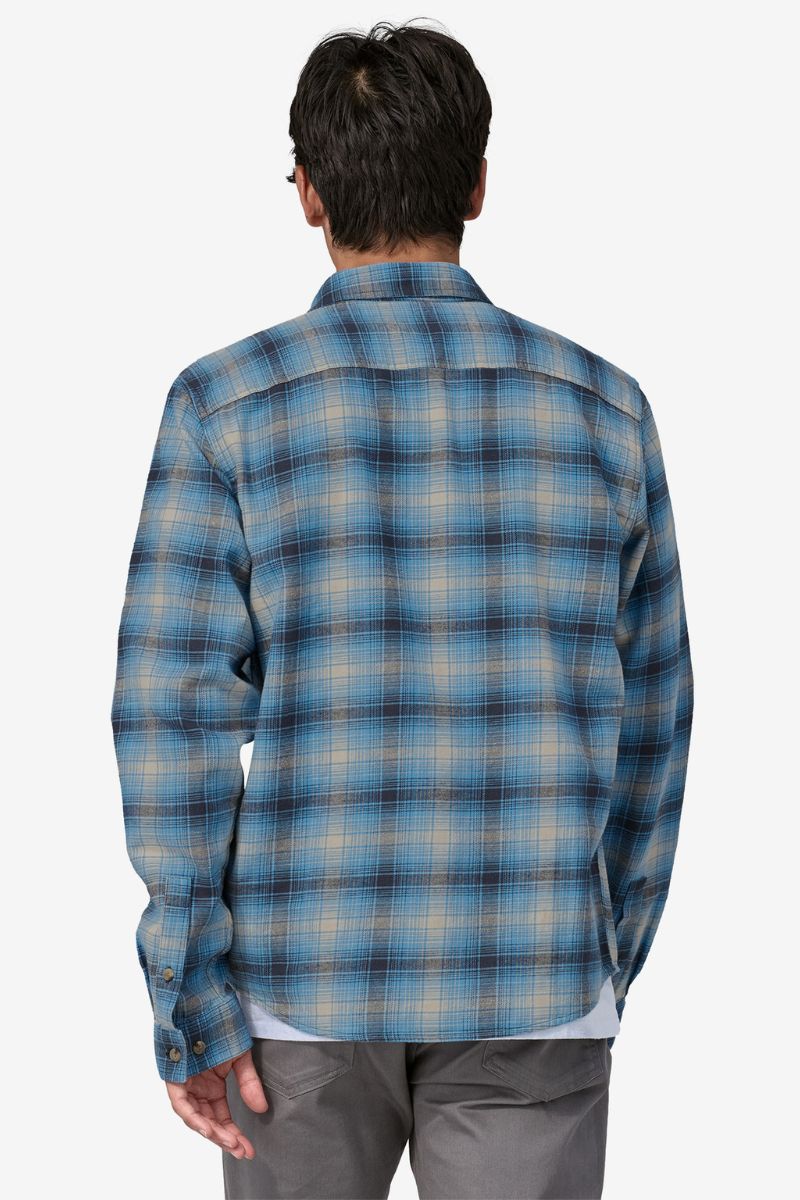 Men's Long Sleeved Lightweight Fjord Flannel Shirt