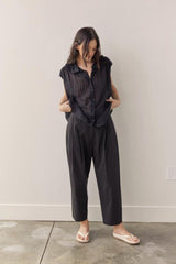 Pleated Taped Pants