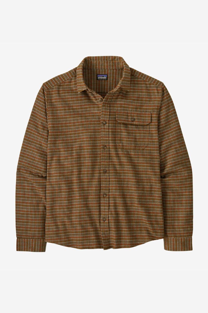 Men's Long Sleeved Lightweight Fjord Flannel Shirt