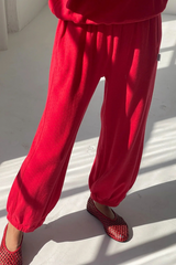 Pointelle Balloon Pants