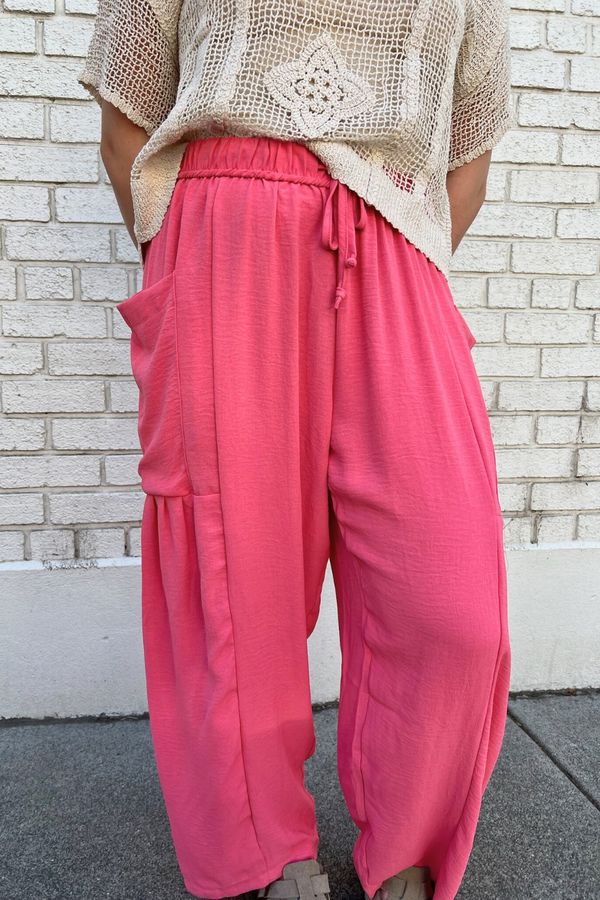 Free Flow Pleated Pants