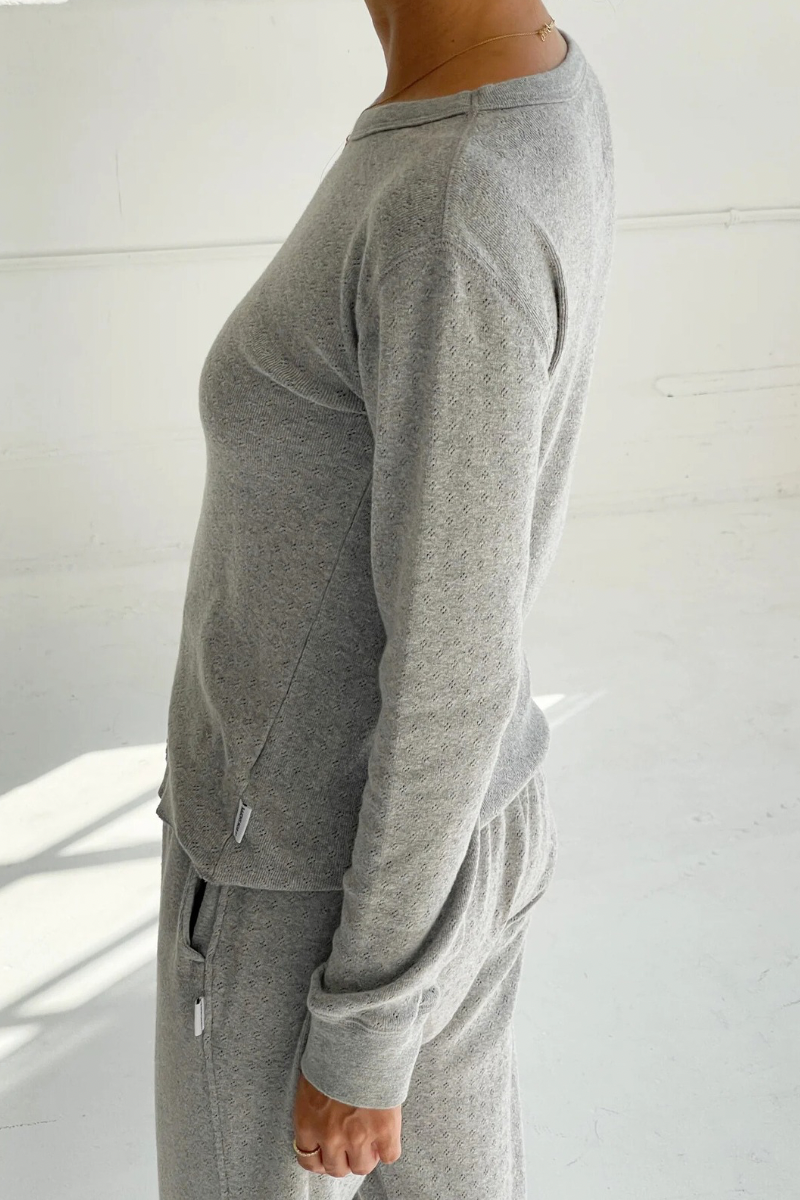 Pointelle Fundamental Tee