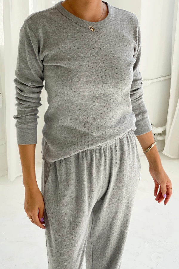 Pointelle Fundamental Tee