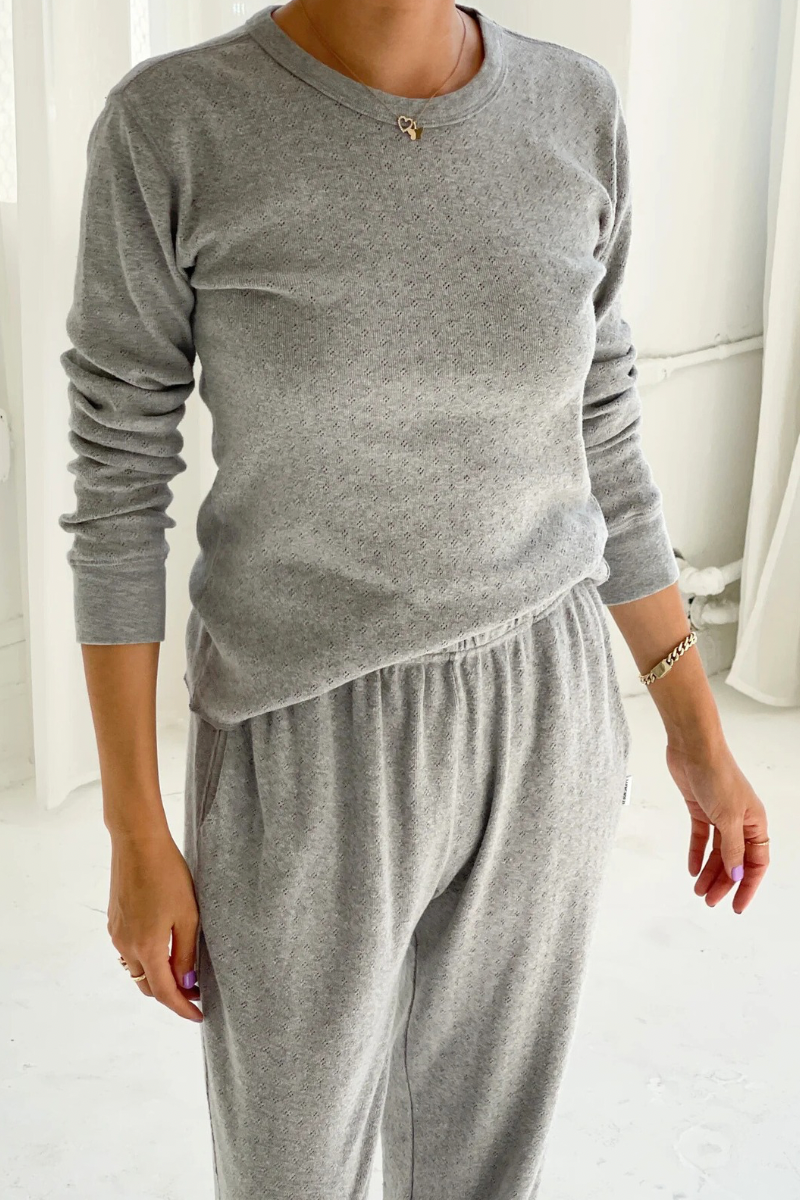 Pointelle Fundamental Tee