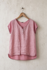 Linen Henley