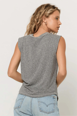 Rue Heathered V Neck Tank