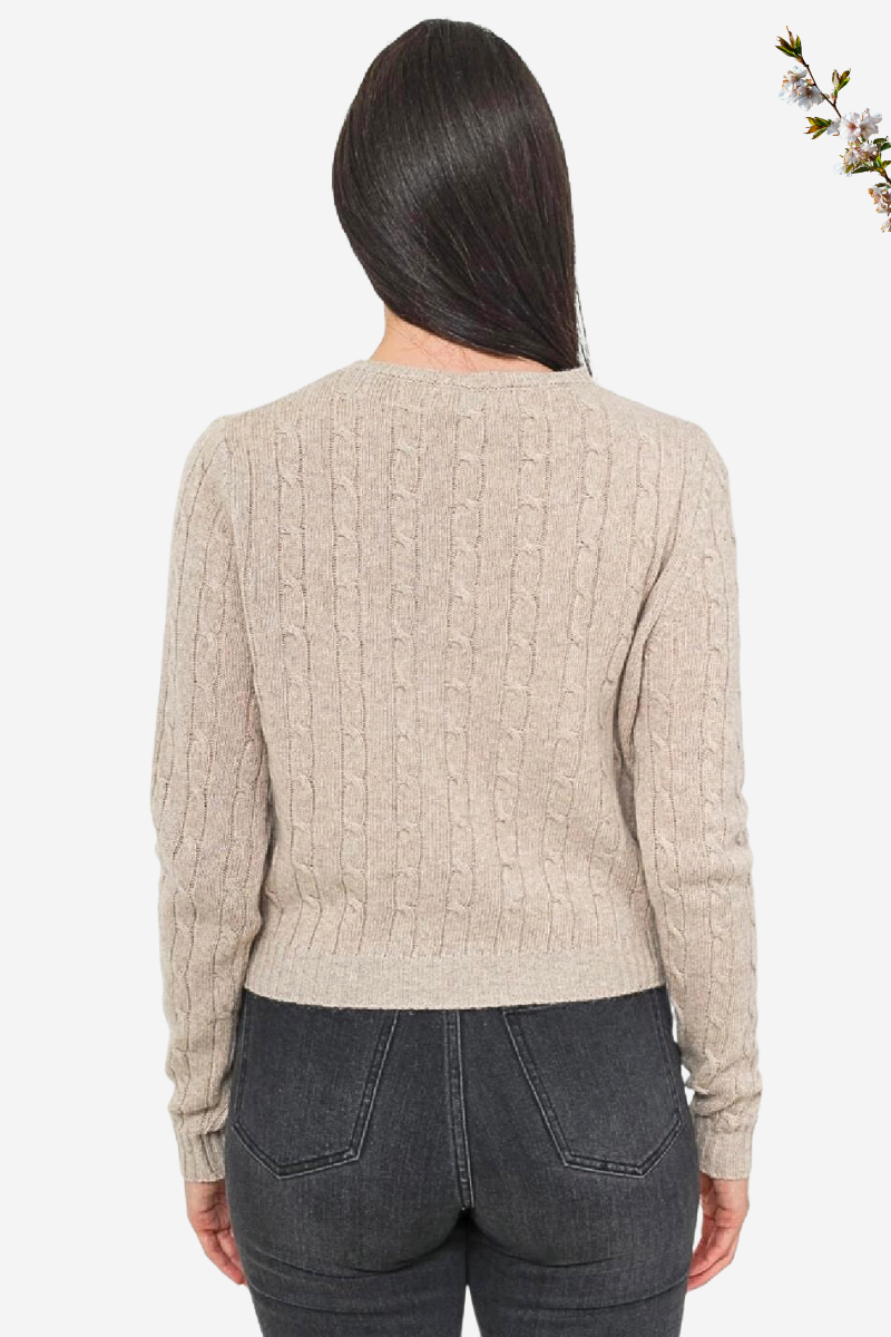 Cropped Knit Sweater