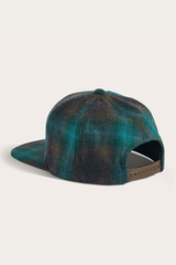 Plaid Flat Brim Hat