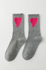 Cotton Heart Socks