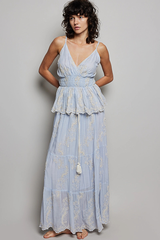 Embroidered Smocked Tank