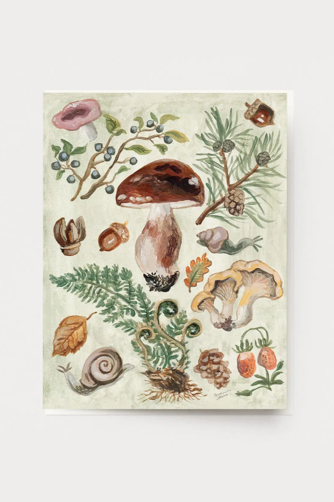 Mushroom Forest Card