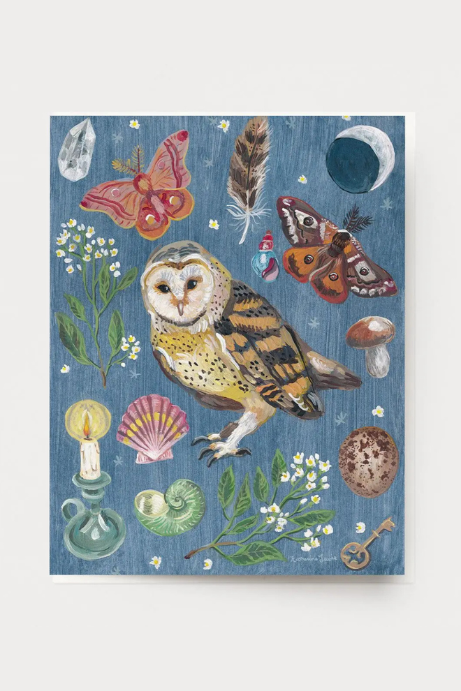 Owl Night Card