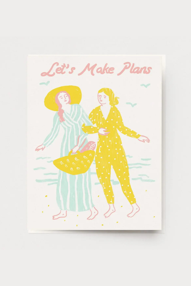 Let's Make Plans Gal Pal Card