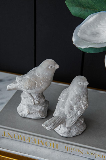 Watchful Birds Pair