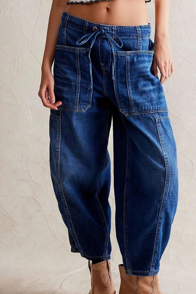 Barrel Washed Jeans