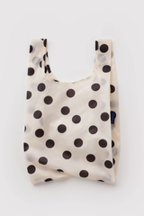 Baby Baggu - Cream and Black Polka Dot