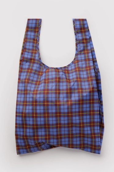 Standard Baggu - Blue Tartan
