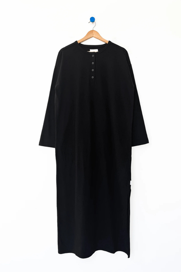 Soft Jersey Henley Dress