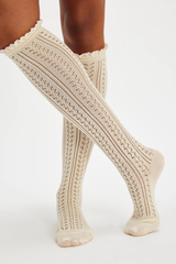 Misty Net Pointelle Tall