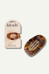 Recycled Plastic Small Flat Cloud Clip - Tort