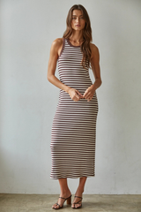 Ribbed Sleeveless Midi