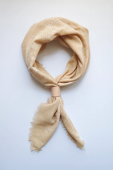 Classic Print Naturally Raw Silk Bandana