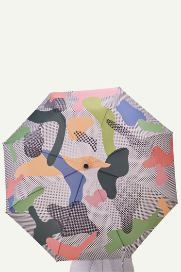 Dots Sustainable Compact Duckhead Umbrella