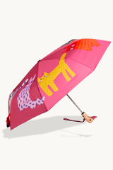 Fuchsia Arty Cats Eco-Friendly Duck Umbrella