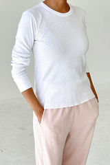 Pointelle Fundamental Tee