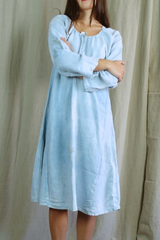 Hand-Mended Linen Chemise Circa 1900, France