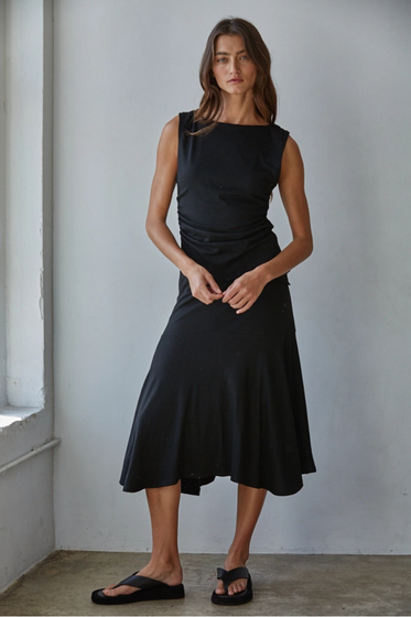 Spandex Midi Skirt