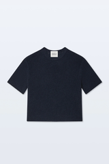Cashmere Waffle Mesh Tee
