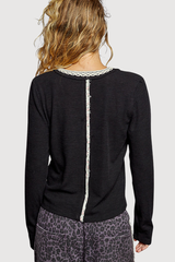 Outseam Rib Knit Top
