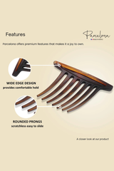 French Basic 7 Teeth Hair Clip