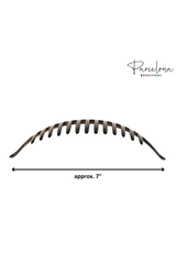 French Tortoise Large 13 Teeth Hair Comb