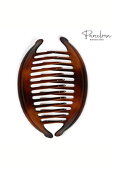 French Tortoise Large 13 Teeth Hair Comb