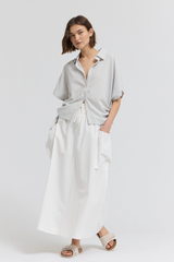 Side Tie Short Shirt