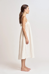 Crinkle Column Dress
