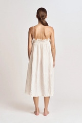Crinkle Column Dress