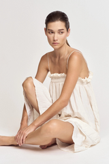 Crinkle Column Dress
