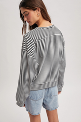 Scuba Striped Knit Top
